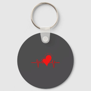 Chaveiro Mulheres Mantenham-se Ativas! Ekg Batimento Cardía