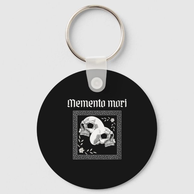 Chaveiro Mulheres Memento Mori Skull Filosofia Estática Hom (Frente)