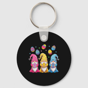 Chaveiro Mulheres Meninas Fofo Gnome Páscoa Gnome Ovos Feli