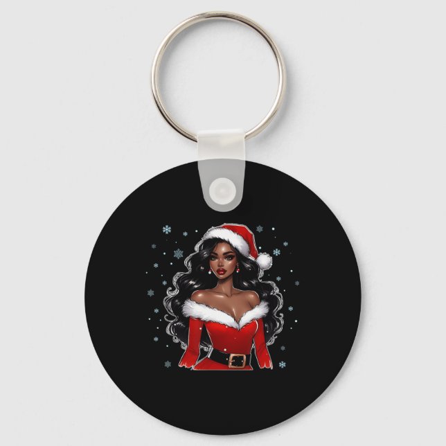 Chaveiro Mulheres Negras de Natal Africanas Americanas (Frente)