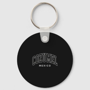 Chaveiro Mulheres Préppy Vintage Cozumel México Retro Throw