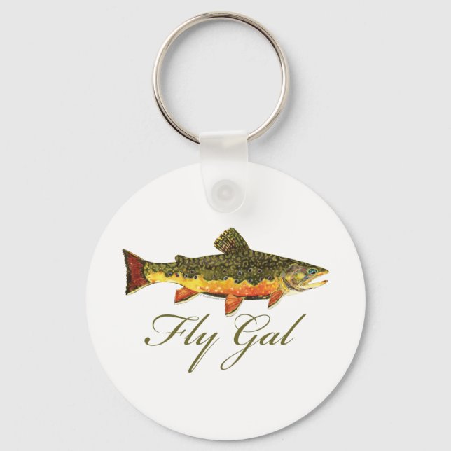 Chaveiro Mulheres que pescam mosca (Frente)