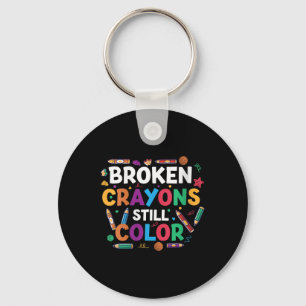 Chaveiro Mulheres Quebradas Crayons Cores Ainda Cores Camis