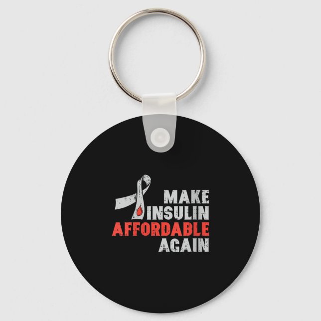 Chaveiro Mulheres Terapêutica Com Insulina Diabetes Sensibi (Frente)