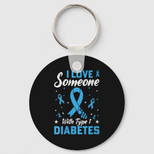Chaveiro Mulheres Tipo 1 Diabetes Adoram Diabetes Juvenis A