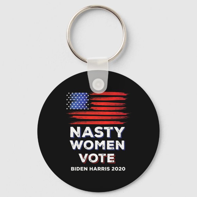 Chaveiro Mulheres Votam Biden Harris 2020 Sinalizador Dos E (Frente)