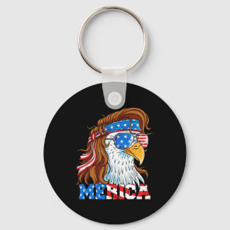 Chaveiro Mullet Águia Merica 4 De Julho Bandeira Americana
