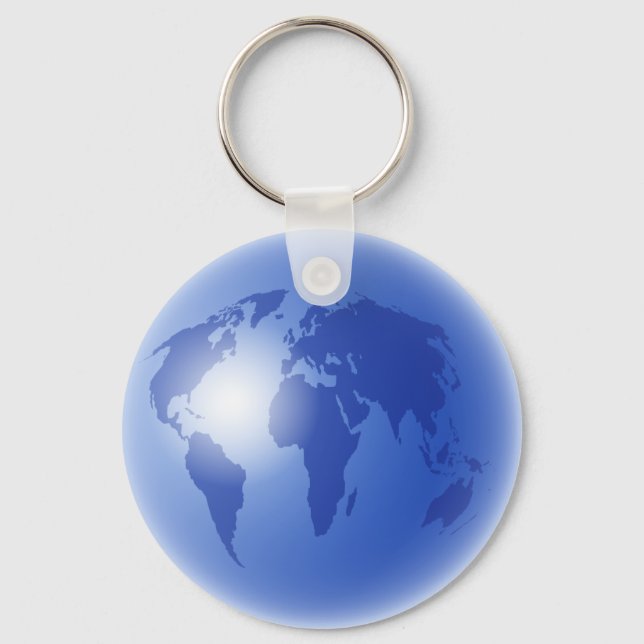 Chaveiro Mundo Azul (Frente)