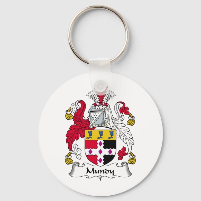 Chaveiro Mundy Family Crest (Frente)