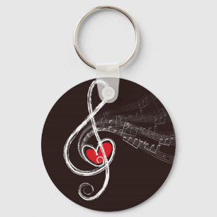 Chaveiro Music Hearts