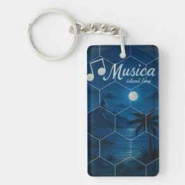 Chaveiro Music Keychain, Island Vibes