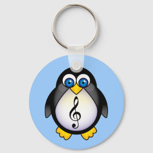 Chaveiro Music Penguin Treble Clef