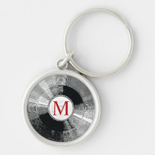 Chaveiro Music Vinyl Record Monograma