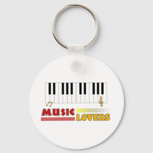 Chaveiro Música Amadurece Piano Word Colorida