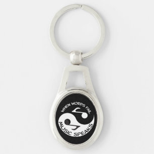 Chaveiro Música de Yin yang