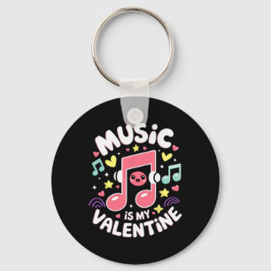 Chaveiro Música É Meu Namorado Kawaii Nota Musical Música L