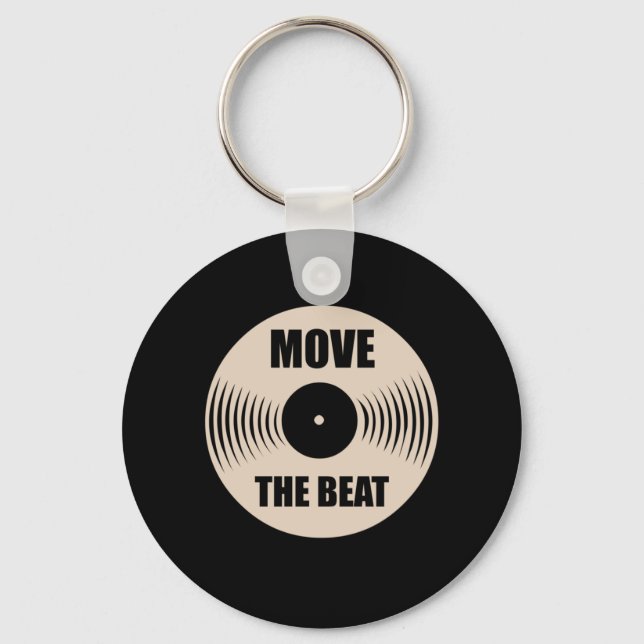 Chaveiro Música Mova O Beat (Frente)