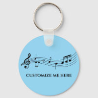 Música Personalizada de Banda de Notas Musicais ou