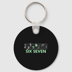 Chaveiro Musical Engraçado 67 Meme Gíria Musical Seis Sete