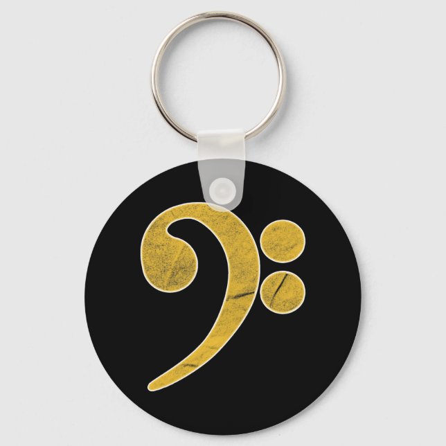 Chaveiro Músico de Bass Musical (Frente)