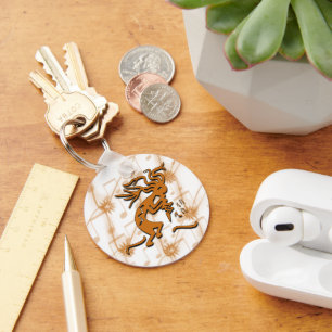 Chaveiro Músico Kokopelli Direto Com Notas Musicais