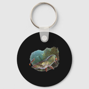 Chaveiro Muskie Hunter Musky Pescador Voa Pescaria Nov