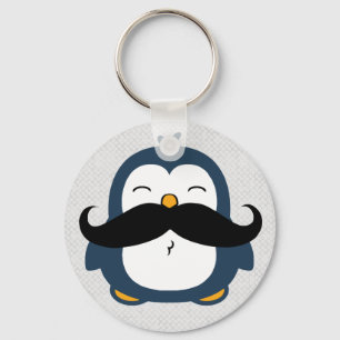 Chaveiro Mustache Penguin