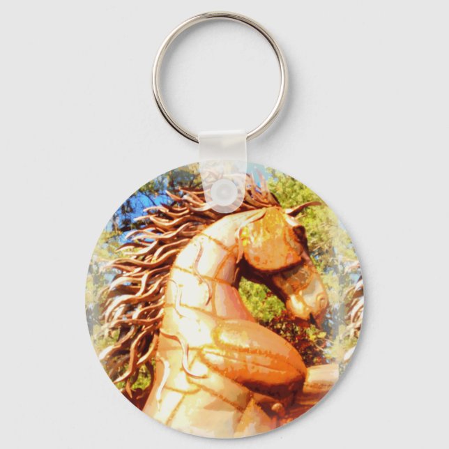 Chaveiro mustang stallion (Frente)