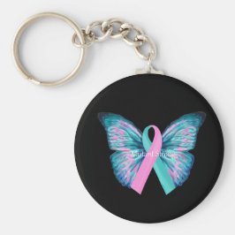 Chaveiro Mutação de borboleta grande forte