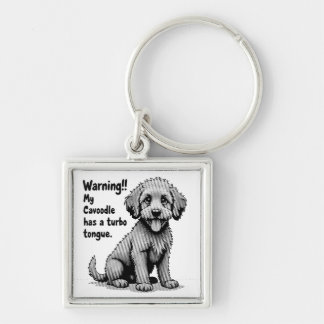 Chaveiro My Cavoodle Has A Turbo Tongue