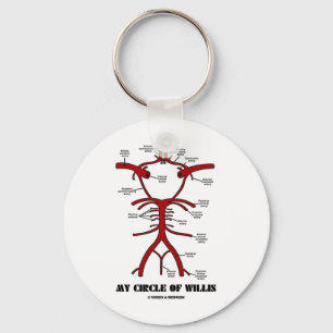 Chaveiro My Circle Of Willis (Arteries Anatomical Humor)