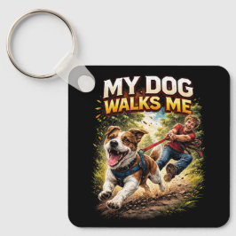 Chaveiro My Dog Walks Me