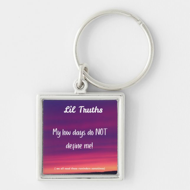 Chaveiro My Low Days Sunset Lil Truths  (Frente)