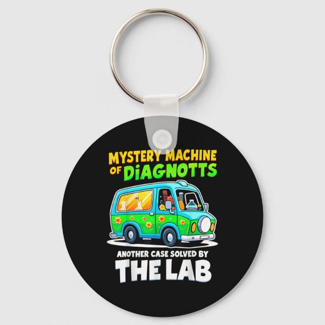 Chaveiro Mystery Machine Of Diagnostics Lab Semana 2025 (Frente)