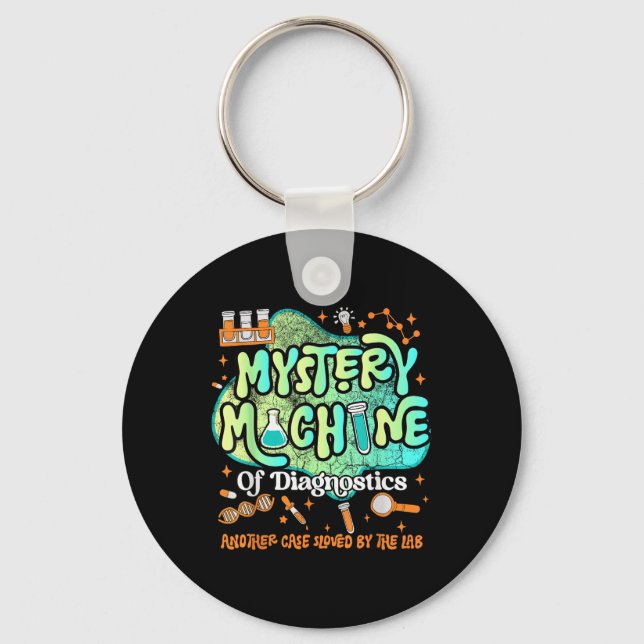Chaveiro Mystery Machine Of Diagnostics Lab Semana 2025 Med (Frente)