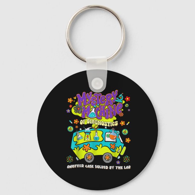 Chaveiro Mystery Machine Of Diagnostics Lab Semana 2025 Med (Frente)