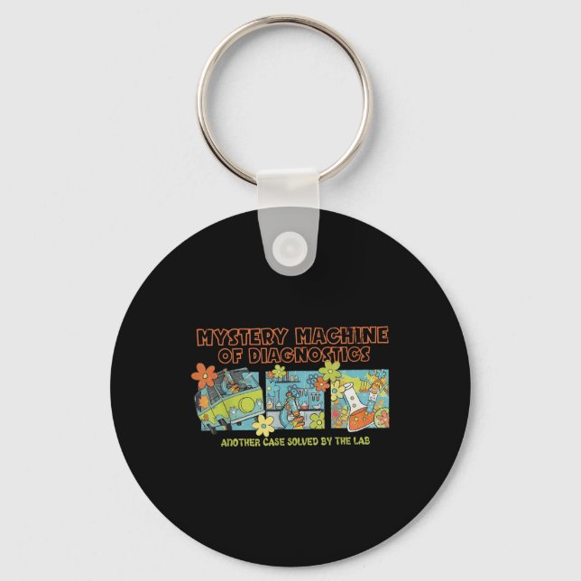 Chaveiro Mystery Machine Of Diagnostics Lab Semana 2025 Med (Frente)