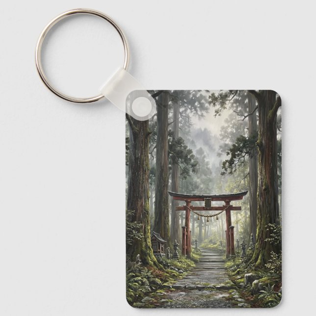 Chaveiro Mystical forest and torii gate that symbolizes it (Frente)
