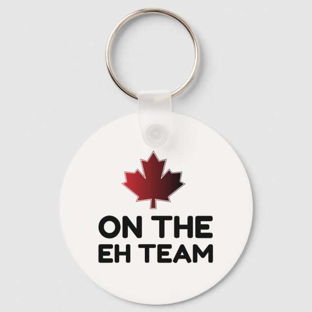 Chaveiro Na Equipe Eh Canada Engraçado (Frente)