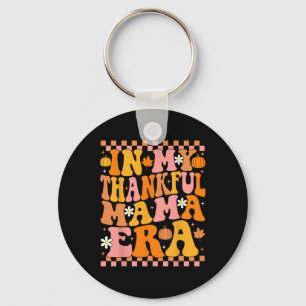 Chaveiro Na Minha Era de Mãe Grata Outono Abóbora Groovy Ag