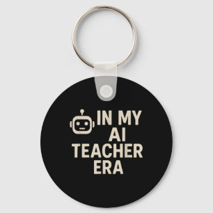 Chaveiro Na Minha Era De Professor De IA De Volta À Escola