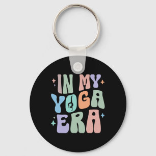 Chaveiro Na Minha Era de Yoga Treino de Meditação de Yoga C