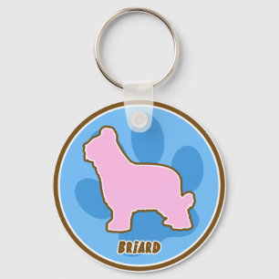 Chaveiro na moda de Briard