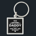 Chaveiro Na moda Este Pai Incrível Pertence Ao Dia de os pa<br><div class="desc">Personalizado Este Pai Incrível Pertence Ao Chaveiro Dia de os pais Estrela Personalize-o com os nomes dos seus filhos.</div>