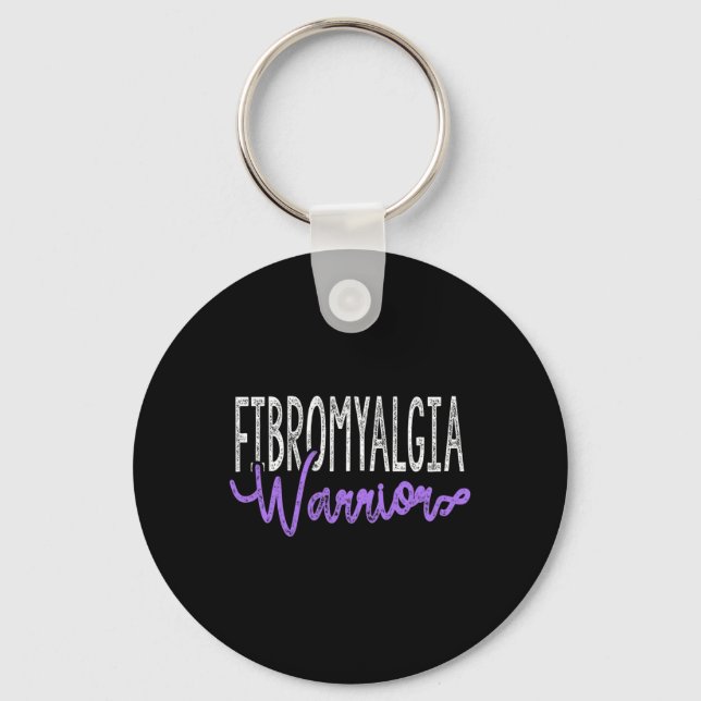 Chaveiro Na moda Fibromialgia Guerreira (Frente)
