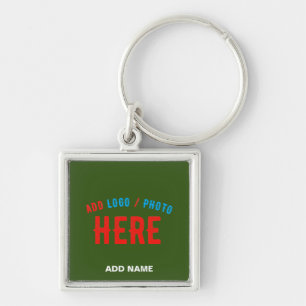 CHAVEIRO NA MODA MODERNA FLORESTA PERSONALIZADA VERDE MARCA