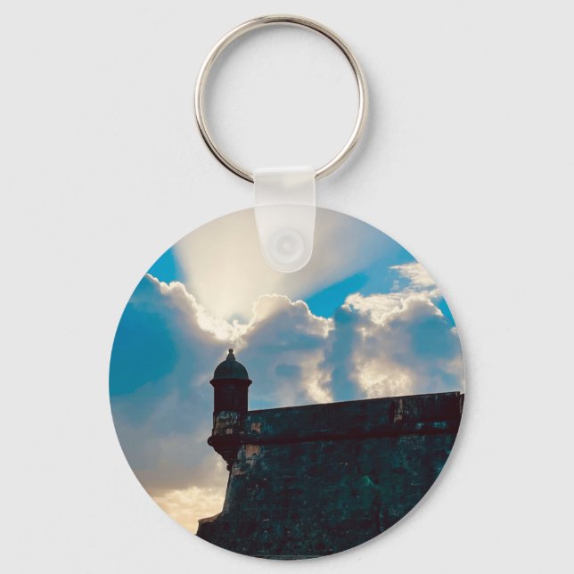 Chaveiro Na moda Moderno de Porto Rico (Frente)