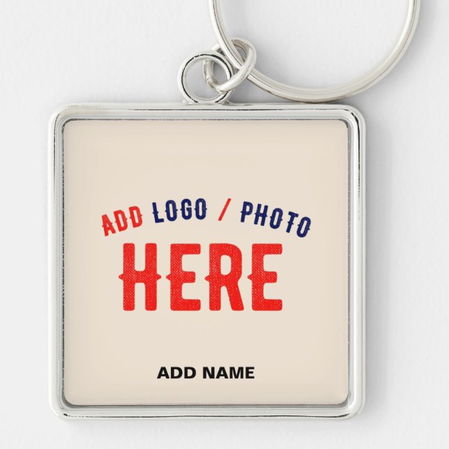 CHAVEIRO NA MODA MODERNO PERSONALIZÁVEL MARCA VERIFICADA NA (Frente)