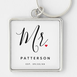 Chaveiro Na moda Sobrenome Personalizado e Casamento de Dat