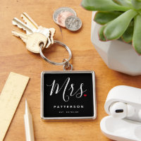 Na moda Sobrenome Personalizado e Casamento de Dat